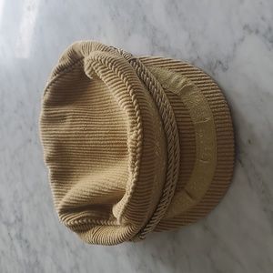 🌟 Brixton - Fiddler Cap in Golden Corduroy